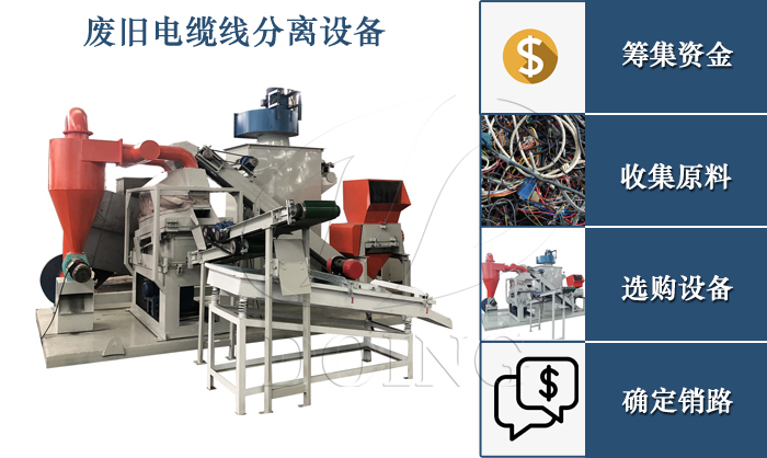废旧电缆线分离设备