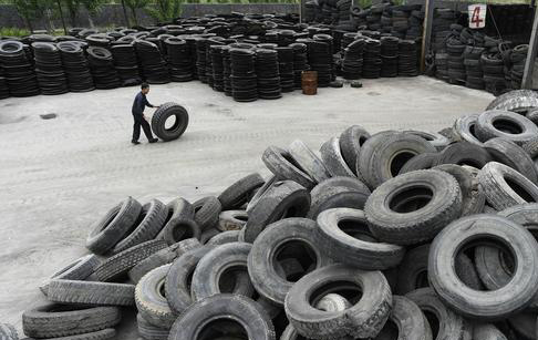 旧轮胎炼油设备