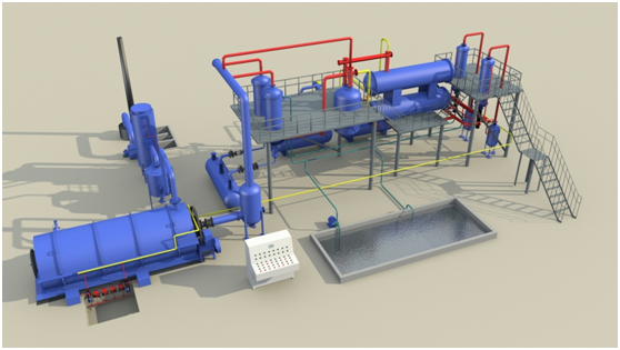 我想上废旧轮胎炼油设备!