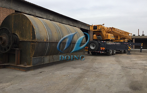 宁夏石嘴山废轮胎炼油设备完成发货