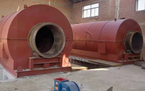 辽宁地区两台12吨废轮胎炼油设备将要投产