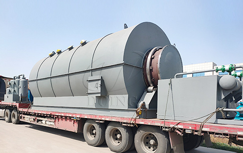 广西客户4台12吨废轮胎炼油设备完成发货