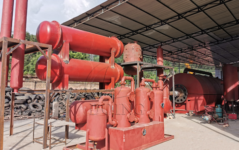 一套废轮胎炼油设备10万够吗？轮胎炼油厂投资多少？