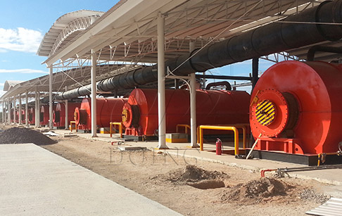 废旧轮胎处理设备生产线